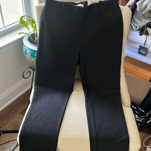 Ladies black pants with skinny leg crop from Macy’s charter club in size 12.